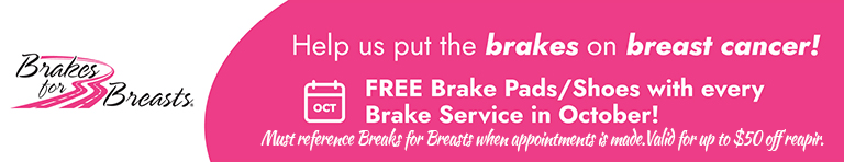  Brakes for Breasts Free Brake Pads | Import Auto Service 